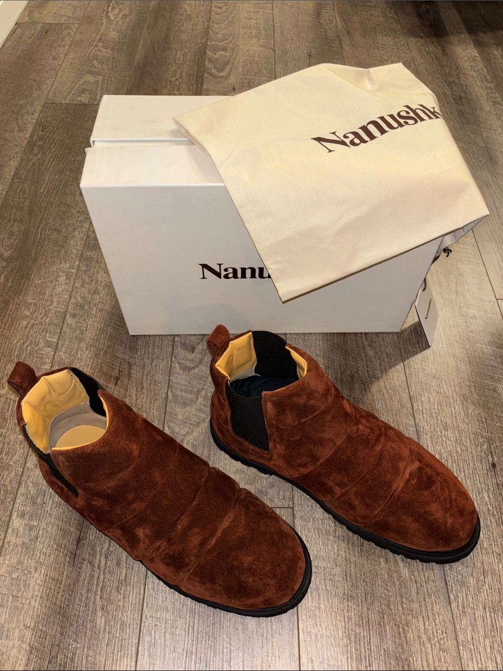 Nanushka Bede Rounded Toe Boot NIB - Picture 3 of 7